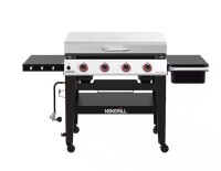 Nexgrill Daytona 4-Burner Propane Gas Grill 36 in. Flat Top Griddle in Black with Stainless Steel Lid New in Box $599