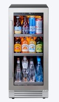 Ca'Lefort 3.0 cu. ft. Stainless Steel Built-in/Freestanding Indoor Beverage Refrigerator with Glass Door, 100-Can Capacity New in Box $699