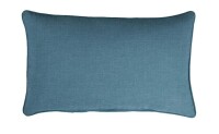 Sunbrella 26" x16" / 12" x 18" Denim Blue Rectangular Outdoor Corded Lumbar Pillow New Assorted $79