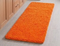 Plymouth Home Lavish Home Bath Mat - 58x24-Inch Bathroom Runner with Non-Slip Backing - Absorbent High-Pile Chenille Memory Foam Bathroom Rug New $99