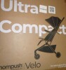 Mompush Velo Compact Travel Stroller One Second Fold Airplane carry-on approved, near-flat recline, magnetic harness, leather bumper bar, UPF 50+ for newborns to toddlers New In Box $399 - 2