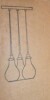 Mercer41 Hooman 3 - Light Cluster Teardrop Pendant Black and Brass with Glass shade 11.8 inches W Ceiling Base New In Box $399 - 2