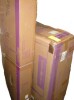 Purple Leaf 10' Square Aluminum UV-Resistant Outdoor Cantilever Offset 360&deg; Rotation Patio Umbrella with Base, Beige, (2 Boxes), New in Box $499 - 2