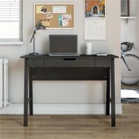 Ameriwood Home Oxford Computer Desk with Drawer, Black Oak, New in Box $299