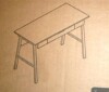Ameriwood Home Oxford Computer Desk with Drawer, Black Oak, New in Box $299 - 2