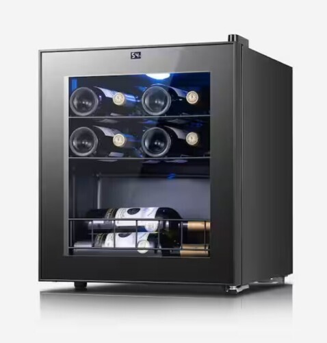 Yeego 17 in Single Zone 12-Bottles Counter Top/Freestanding Compressor Wine Cooler Fridge Cellar Cooling Unit in Black New Floor Model On Working $499