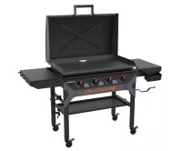 Blackstone 4-Burner Liquid Propane Outdoor Griddle with Hood in Black New Floor Model $799