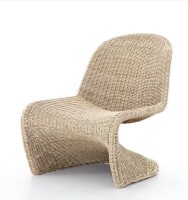 Four Hands Portia Outdoor Occasional Chair in Vintage White New in Box $1199