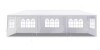 Sunocity 10 ft. x 30 ft. Outdoor Party Tent with 5 Sidewalls, Waterproof Canopy Patio Wedding Gazebo, White in Box $499