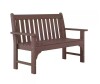 Westin Outdoor Laguna Outdoor Patio Weather Resistant Poly Plastic 51 in. 2-Person Front Porch Garden Bench in Dark Brown New inBox $499