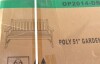 Westin Outdoor Laguna Outdoor Patio Weather Resistant Poly Plastic 51 in. 2-Person Front Porch Garden Bench in Dark Brown New inBox $499 - 2