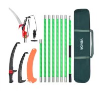 Vevor Manual Pole Saw, Blade Length 14 in., Sharp 65Mn Steel Blade, Extendable Pole Tree Pruner with Scissors, Pruning Saw $199