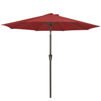 Arlmont & Co. Outdoor 9 Ft Patio Market Umbrella with Tilt & Crank New in Box $299