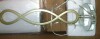 Everly Quinn Hallye 30.5" Modern Glam Crystal and Iron Table Lamp with 3-Way Dimmable Lighting (Set of 2) New In Box $499 - 2