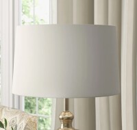 Alcott Hill Silk Drum Lamp Shade, 9" H x 14" W x 14" D New In Box $199