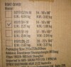 VEVOR Waterproof Boat Cover, 14'-16' Trailerable Boat Cover, Beam Width up to 90" v Hull Cover Heavy Duty 600D Marine Grade Polyester Mooring Cover for Fits V-Hull Boat with 5 Tightening Straps New In Box $199 - 2
