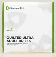 PremierPro Adult Incontinence Brief, Adult, Unisex, Large, Heavy Absorbency, Disposable, 18 Count / PremierPro Ultra Heavy Absorbency Protective Underwear, Extra Large, 14 Count / Assorted New Assorted