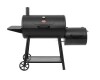 Char-Griller Smokin' Champ Charcoal Grill Offset Smoker in Black with Charcoal Tray and Dual Damper Controls New Open Box $499