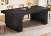 Millwood Pines 70.87 Inch Farmhouse Dining Table New Open Box $499