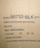 Ebern Designs Enid Stackable Outdoor Bar Stool in Black New in Box $599 - 2