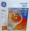 GE LED Ceiling Fan Light Bulb, A15, Clear, 415 Lumens, 40-Watts 1 Pack New In Box - 2