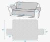 Ebern Designs 100% Waterproof Microfiber Fabric Sofa Slipcover Chair Cover Furniture Protector Cover with Elastic Straps for Pets Non Slip Loveseat Slipcover Machine Washable, 76" H x 70" W x 22" D New In Box $89 - 2
