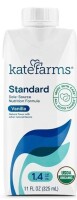Kate Farms Adult Standard 1.4 Formula, Vanilla Flavor, Sole Source Nutrition, Meal-Replacement Shake or Supplemental Drink, Complete Vegan Protein Shake, 11 FL Oz New Best by 6/2027