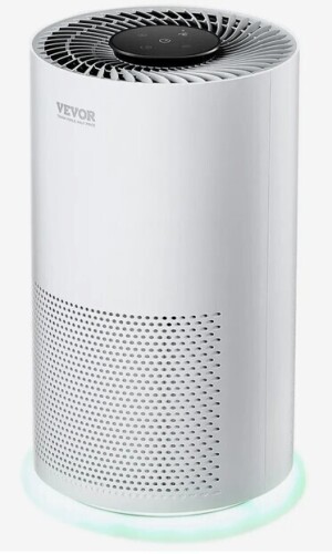 VEVOR Air Purifier, H13 HEPA Layer, 1200 ft&sup2;/h Smart Air Purifier with Speed Control & Child Lock Guard, Efficient Air Cleaner with Convenient Touch Panel & 23 dB Sleep Mode, Fit for Home & Office New In Box $199