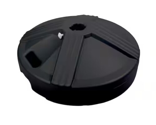 USW US Weight 50 lbs. Fillable Capacity Round Outdoor Patio Umbrella Base in Black New In Box $79