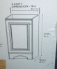 Glacier Bay 19 in. Single Sink White Freestanding Bath Vanity Cabinet New Shelf Pull $499 - 2