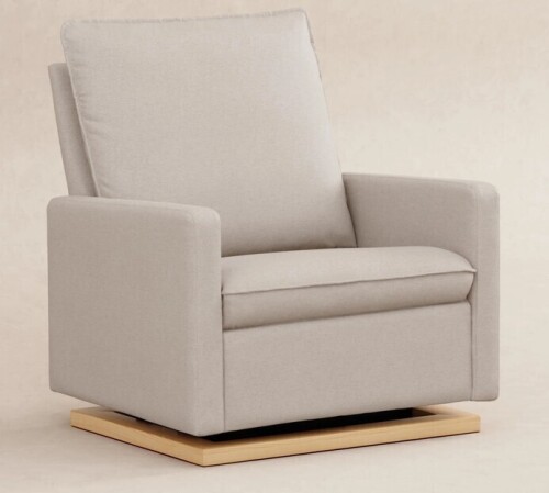 Babyletto Cali Pillowback Chair and a Half Glider in Eco-Performance Fabric | Water Repellent & Stain Resistant NEw in Box $999