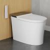 DeerValley Smart Elongated Bidet Toilet with Foam Dispenser, Auto Flush, ADA Comfort Height, Heated Seat, Warm Air Dryer, Built-in Tank & Pump DV-1S0290 in Box $1099