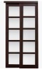 Renin Baldarassario 60" x 80'' Solid + Manufactured Wood Glass Low-Gloss with Installation Hardware Kit without Installation Hardware Kit Sliding Closet Doors New in Box $799