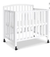 DaVinci Dylan Folding Portable 3 in 1 Mini Crib and Twin Bed in white New in Box $299