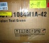 House of Hampton Eman Upholstered Ottoman Teal Light Green.New in Box $399 - 2