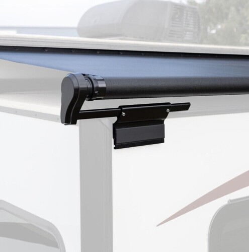 Solera 5000 Series Slide Topper Awning, Black - 14'6" (14'1" Fabric) New Shelf Pull $699