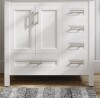 allen + roth Crest Hill 36-in White Undermount Single Sink Bathroom Vanity Cabinet New Shelf Pull $1099