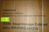 SISESOL Wide & Deep Metal Storage Cabinet with Hanging Rod, Black Broom Closet Storage Cabinet with Lock, 72" Tall Wardrobe Cabinet with Doors and Shelves, Locking Steel Tool Cabinet for Home, Office, Garage New In Box $399 - 2