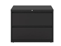 WorkPro&reg; 36"W x 18-5/8"D Lateral 2-Drawer File Cabinet, Black / Light Gray New In Box Assorted $599