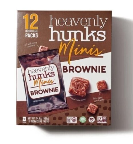 Heavenly Hunks Mini's Brownie Cookie Bites, 12-pack, 14.4 oz