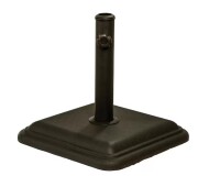 USW US Weight 26 lbs. Prefilled Concrete Square Outdoor Patio Umbrella Base in Brown New In Box $79