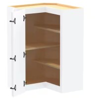 Home Decorators Collection Newport 24" W X 36" H Assembled Plywood Easy Reach Corner Wall Cabinet - Color Mint Similar to Picture New In Box $1099