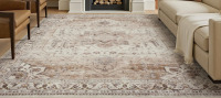 Alcott Hill&reg; 8' x 10' Soft Oriental Vintage Washable Distressed Area Rug - Beige $299