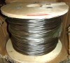 VEVOR 316 Stainless Steel Cable, 500FT Stainless Steel Wire Rope of 5/32 Inch Diameter and 1x19 Construction, 3300 LBS Breaking Strength Steel Cable for Outdoor Railing Decking DIY Balustrade New In Box $299 - 2