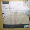 510 Design Queen Size 3-Piece Porter Soft Washed Pinch Pleated Comforter Set $299 - 2