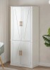 Beachcrest Home Rahn 69.7'' Pantry Storage Cabinet with 8 Door Shelves & Adjustable Shelf in White $499