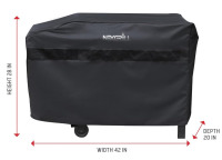 Nexgrill 42-Inch Griddle Cover, Heavy Duty Water Resistant Flat Top Grill Cover with Adjustable Strap and Air Vent, All-Season Outdoor Barbecue Griddle Protection New In Box $79