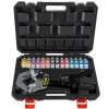 VEVOR Hydraulic Hose Crimper Hydra-Krimp 71500, Manual AC Hose Crimper Kit Air Conditioning Repair Handheld, Hydraulic Hose Crimping Tool with 7 Die Set for Barbed and Beaded Hose Fittings New In Box $299
