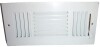 VEVOR 4 x 10 Inch Floor Registers, Floor Vent, HVAC 3-Direction Iron Vent Grilles for Home/Office Wall & Ceiling, Rustproof Anti-Peeling Air Vents Deflector Adjustable with Metal Damper, White New In Box - 2