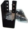 VEVOR Concealed Joist Hanger, 2x4 Inch Outdoor Concealed-Flange Joist Bracket with Screws, Steel Light Joist Hangers for 1.93 x 3.62 Inch / 49 x 92 mm Beam, Swing, Fence, Wooden Slides New in Box - 2
